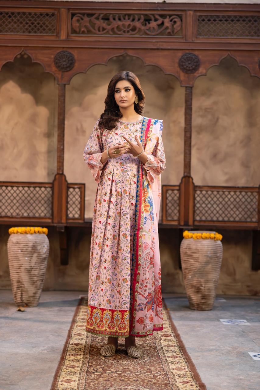 KHATOON Bloom 3-Piece Lawn Suit