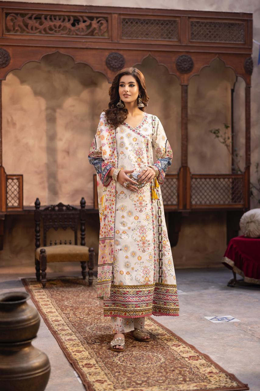 KHATOON Merissa 3-Piece Lawn Suit