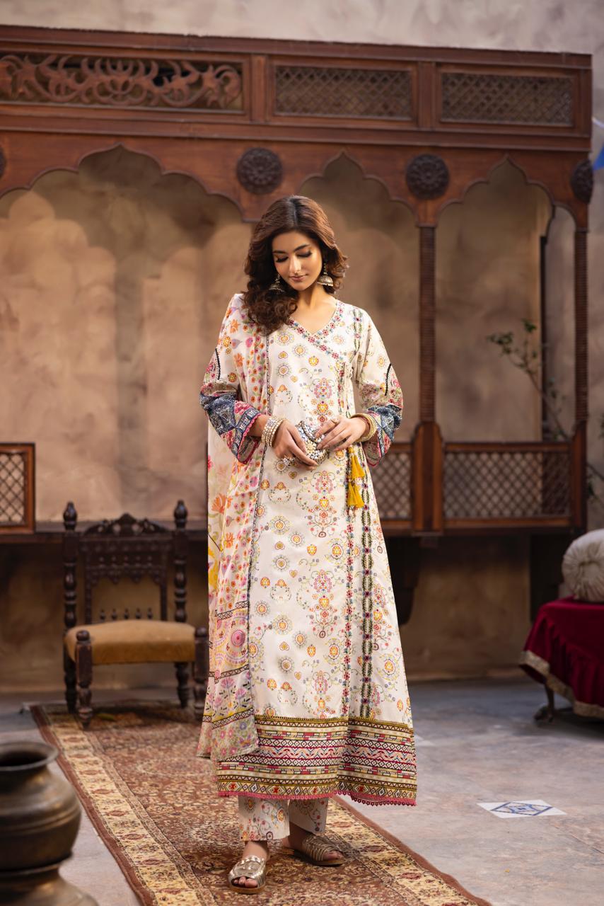 KHATOON Merissa 3-Piece Lawn Suit