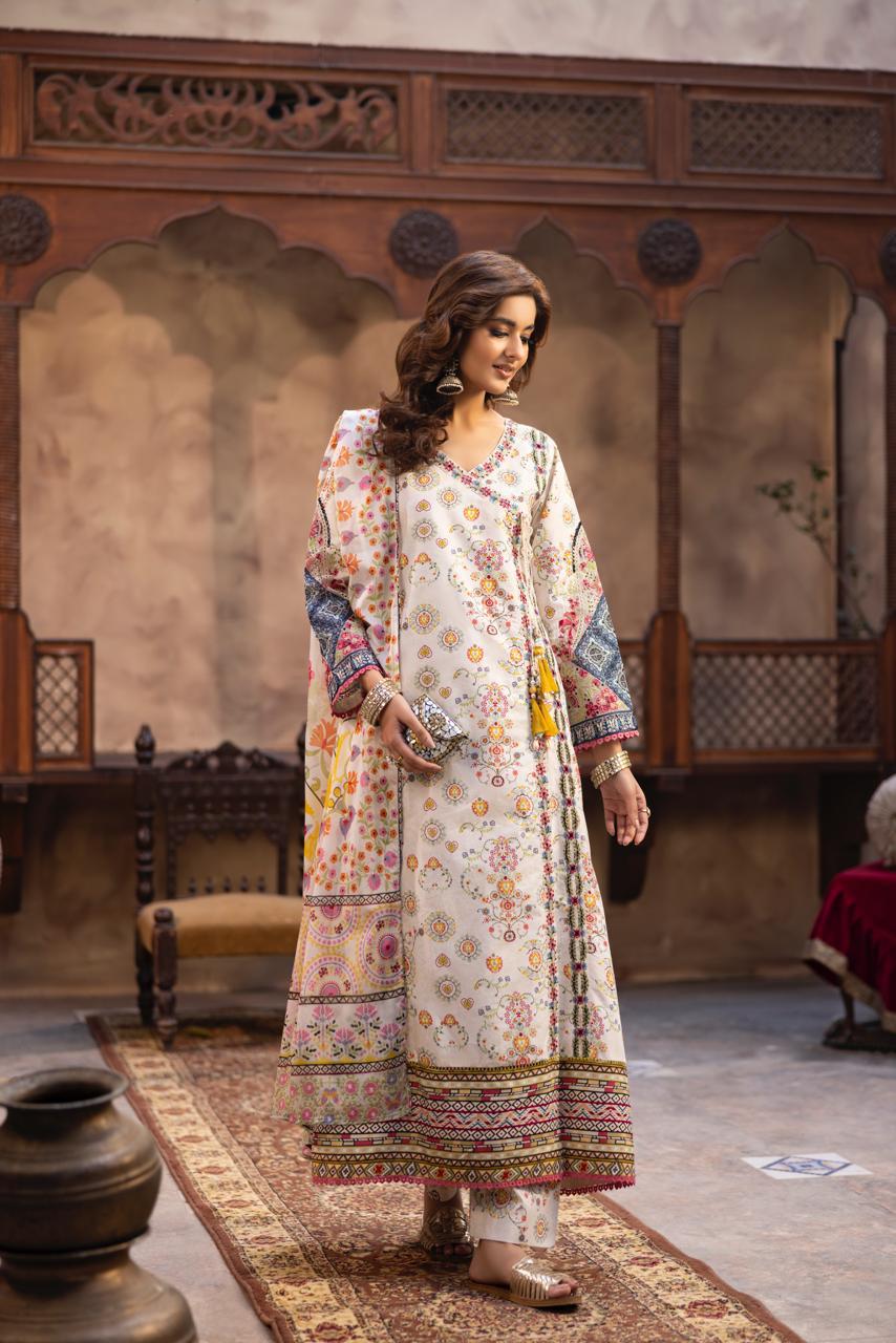 KHATOON Merissa 3-Piece Lawn Suit