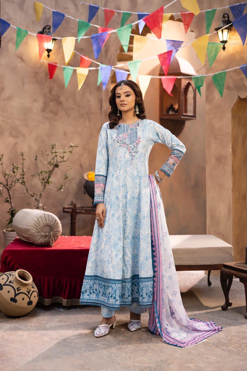 KHATOON Raeqa 3-Piece Lawn Suit