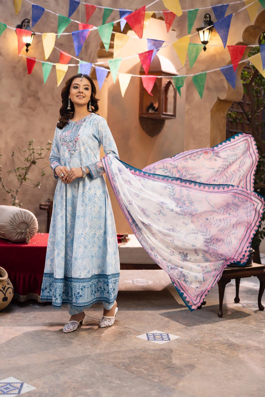 KHATOON Raeqa 3-Piece Lawn Suit