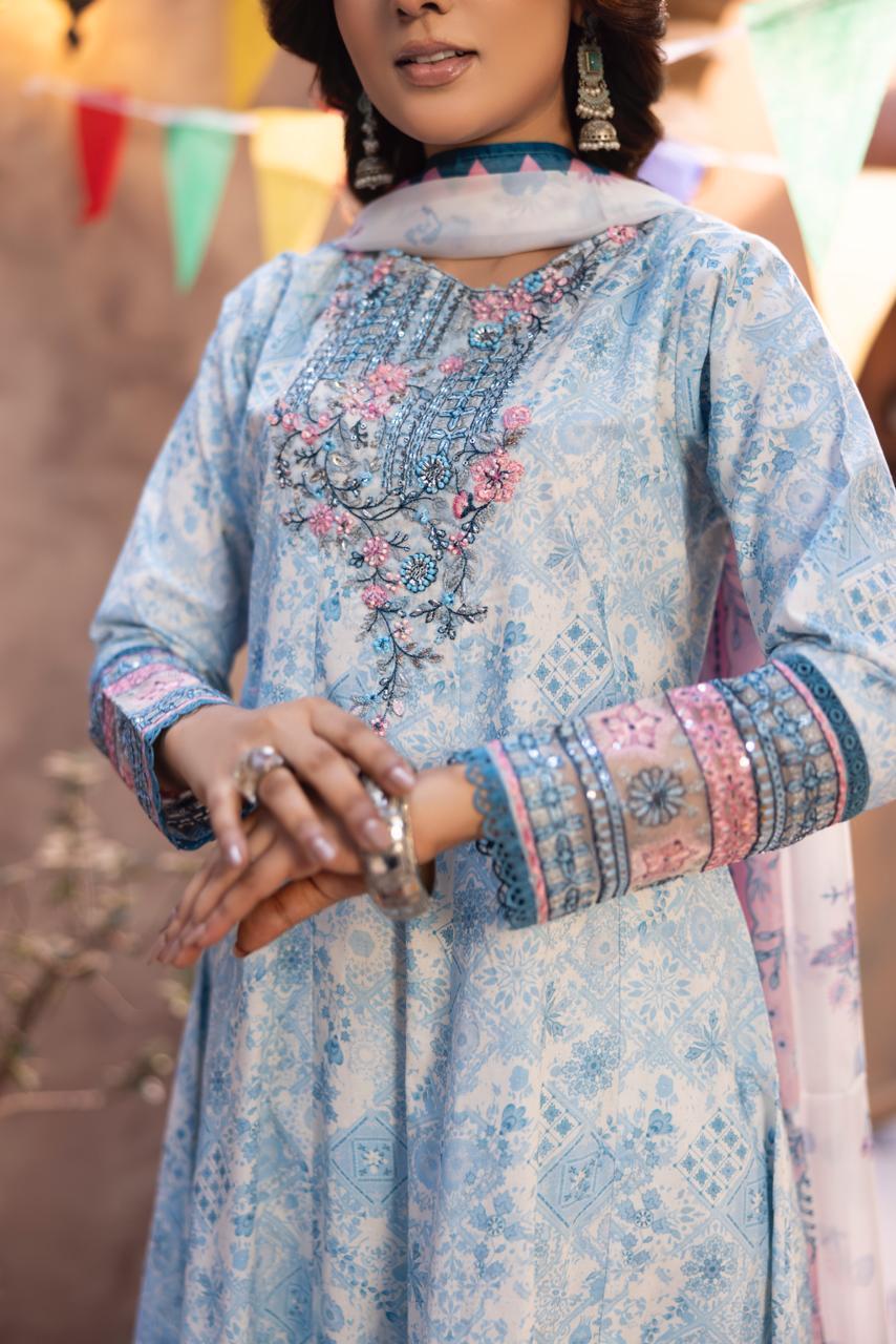 KHATOON Raeqa 3-Piece Lawn Suit