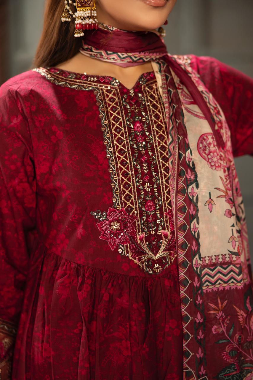 KHATOON Rusty 3-Piece Lawn Suit