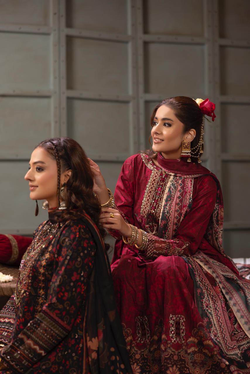 KHATOON Rusty 3-Piece Lawn Suit