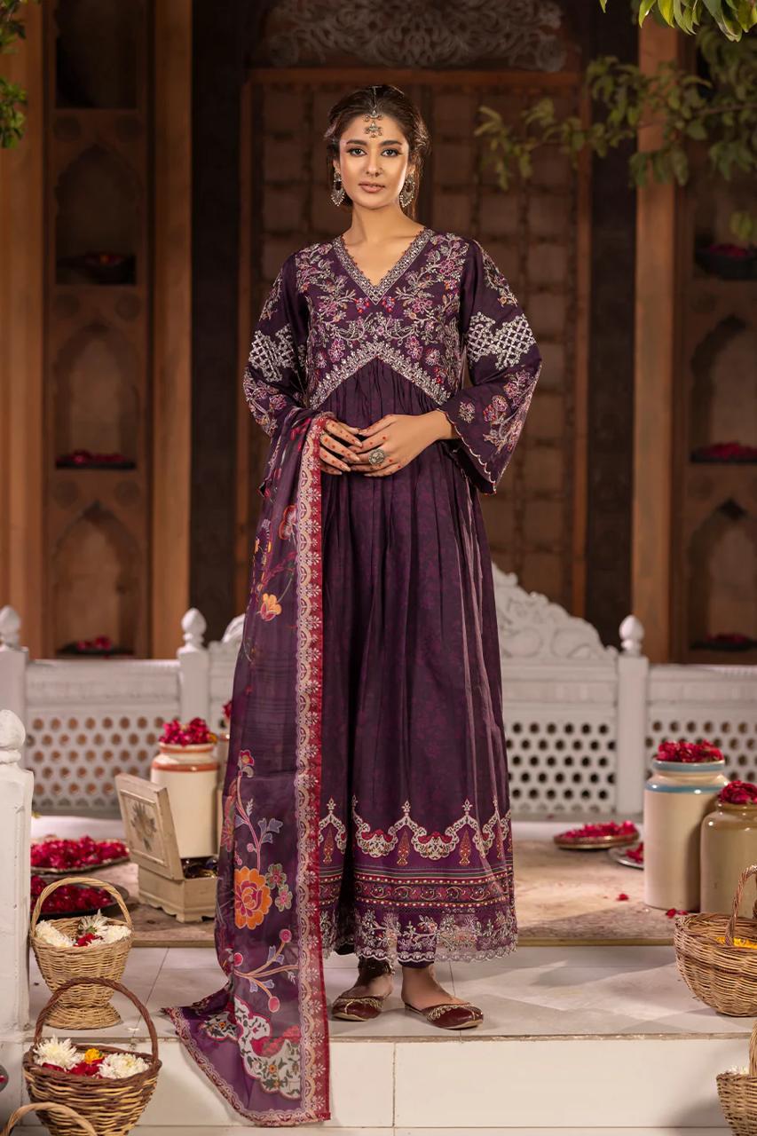 KHATOON Ecuador 3-Piece Lawn Suit