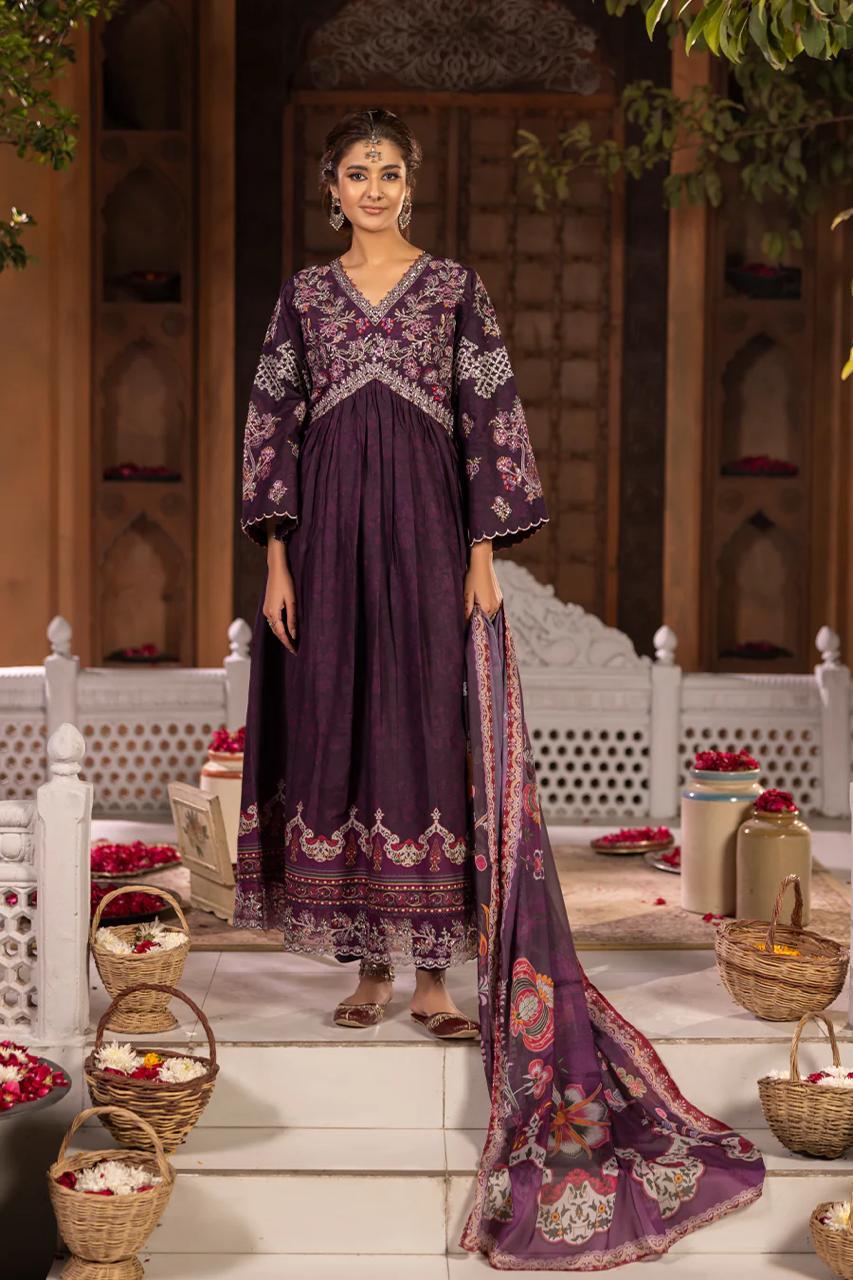 KHATOON Ecuador 3-Piece Lawn Suit