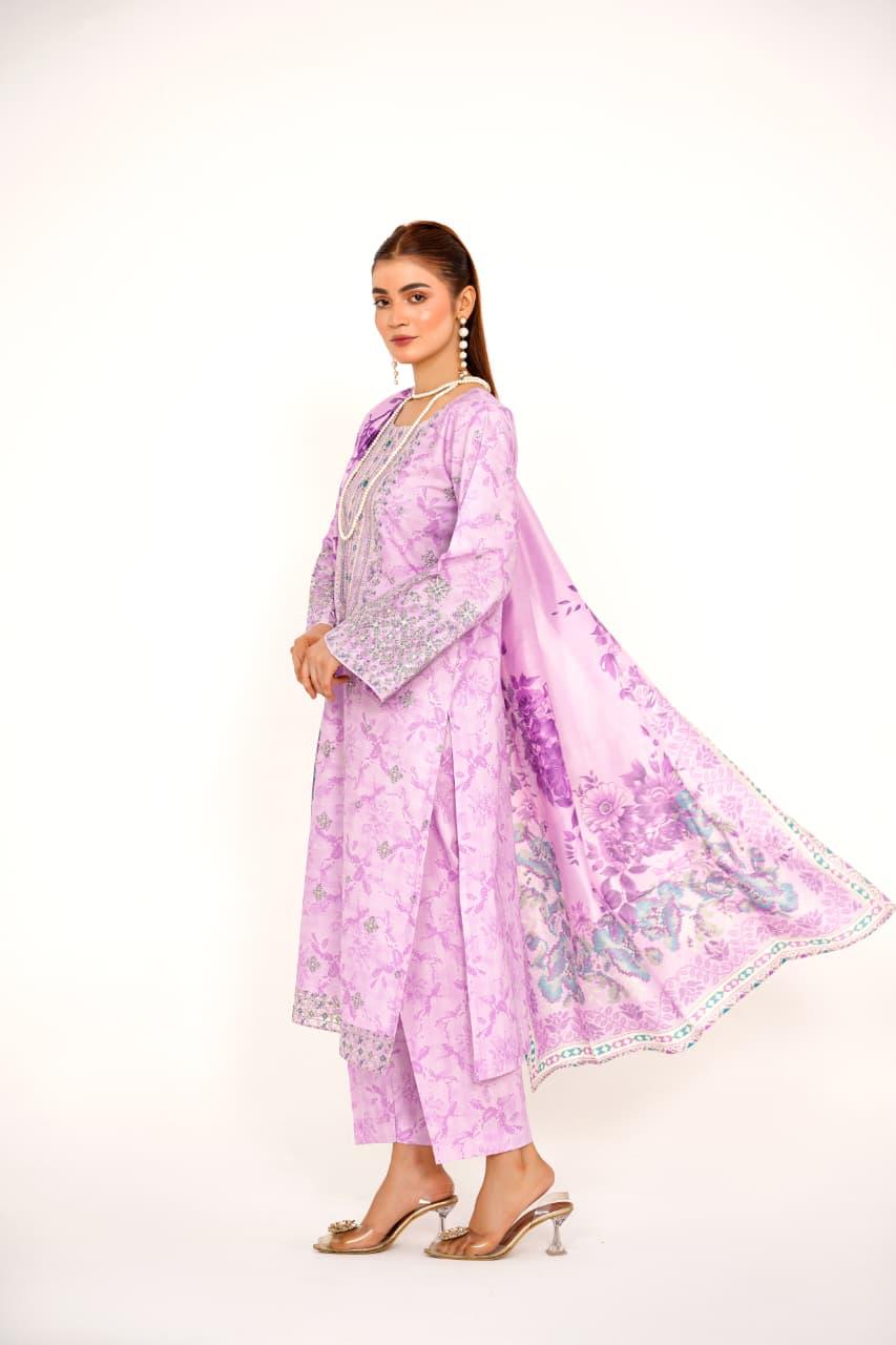 KHATOON Rehaab 3-Piece Lawn Suit