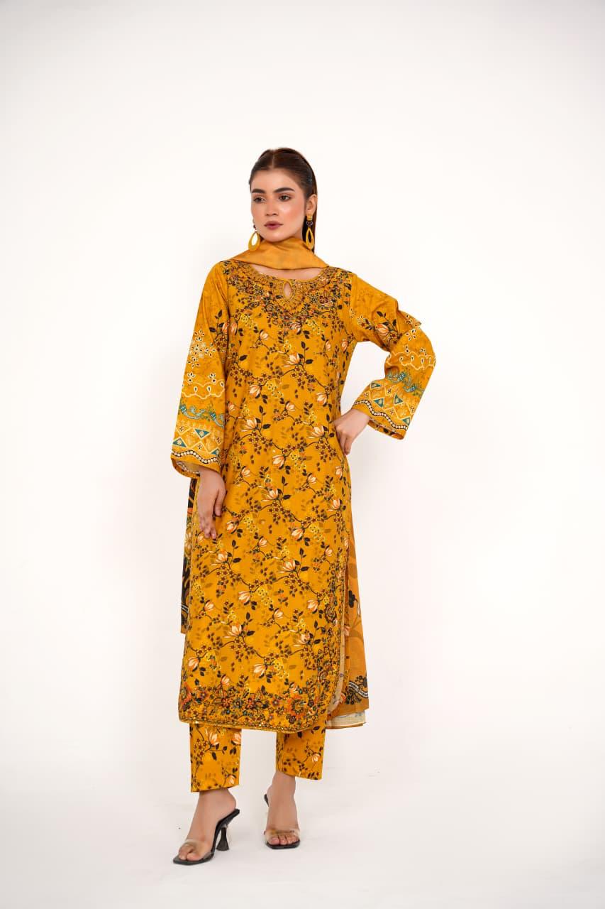KHATOON Horizon 3-Piece Lawn Suit