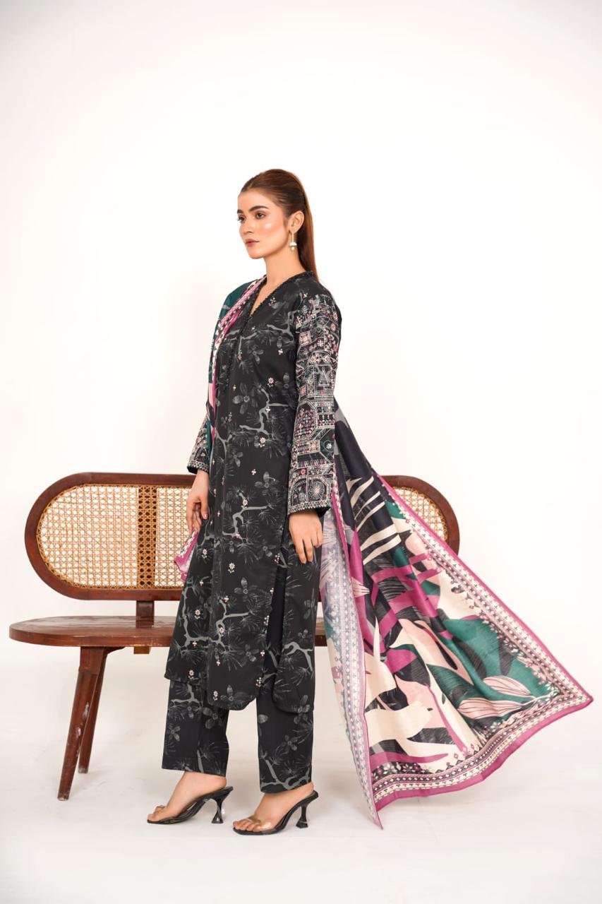 KHATOON Zimal 3-Piece Lawn Suit