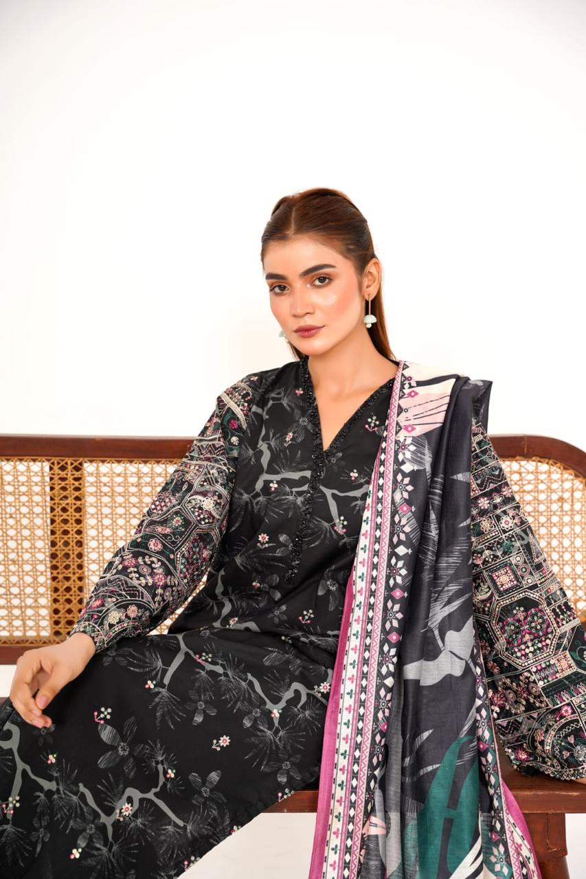 KHATOON Zimal 3-Piece Lawn Suit