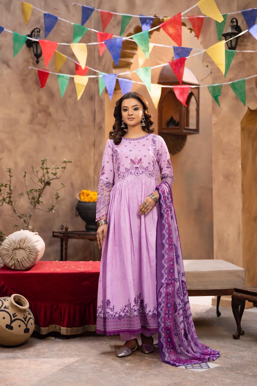 KHATOON Neptune 3-Piece Lawn Suit