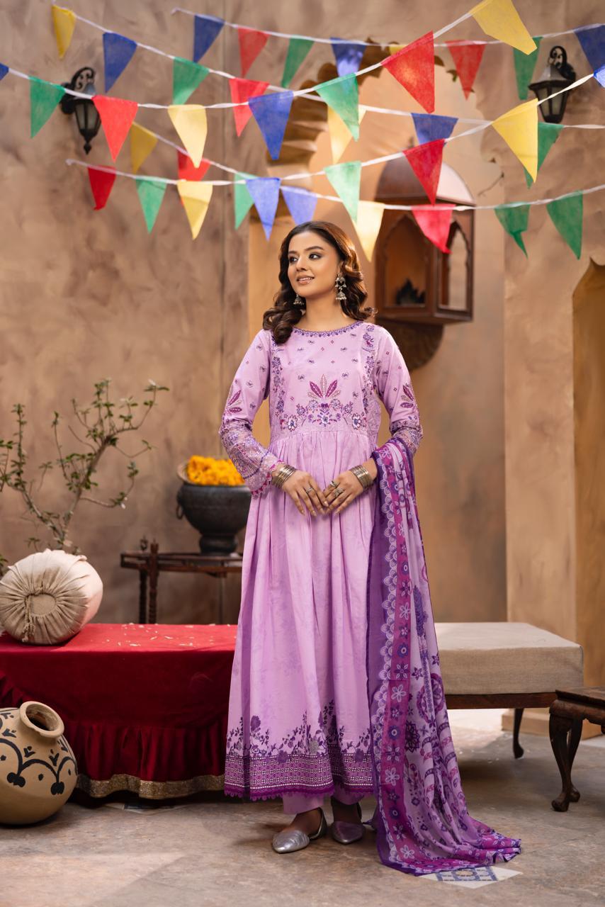 KHATOON Neptune 3-Piece Lawn Suit